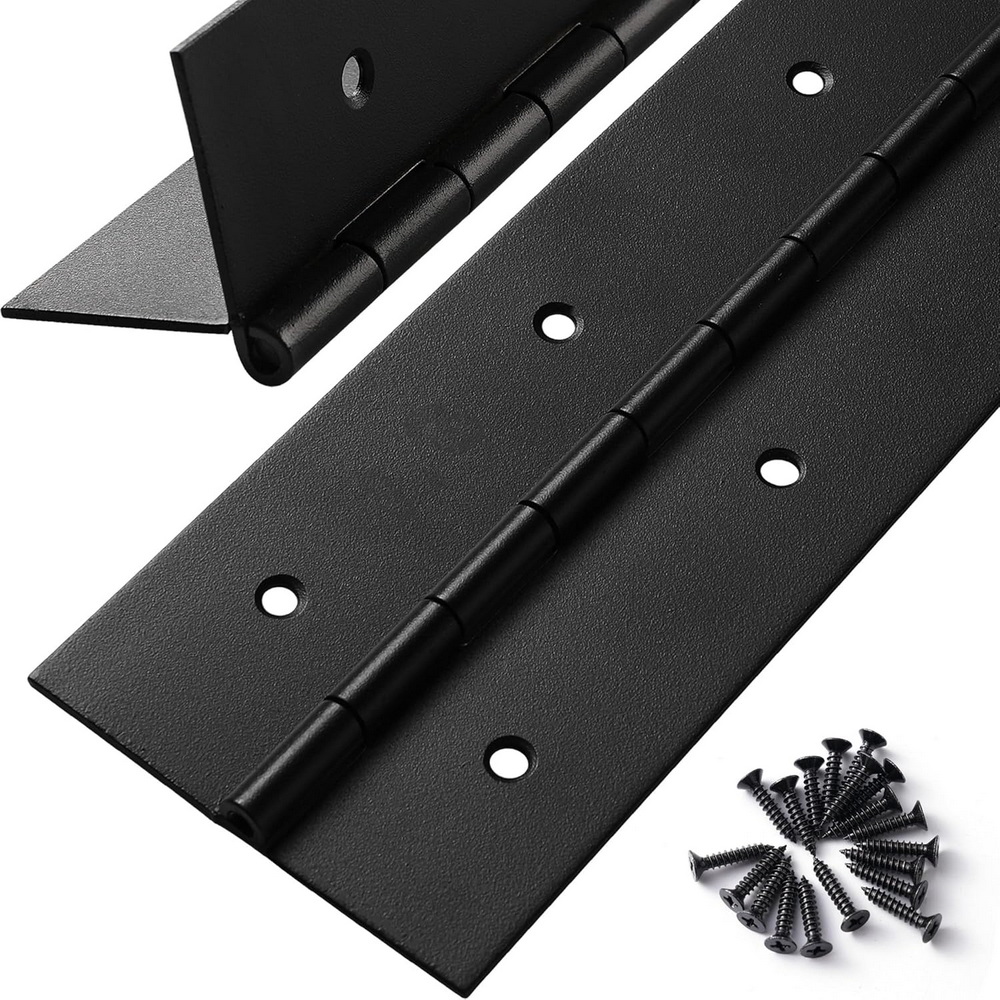Furniture Hardware Replacement Parts - 6인치-20인치 블랙 피아노 힌지, 헤비 듀티
