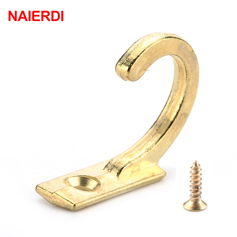 Furniture Hardware Antique - NAIERDI-작은 골동품 벽걸이 후크 10 개,