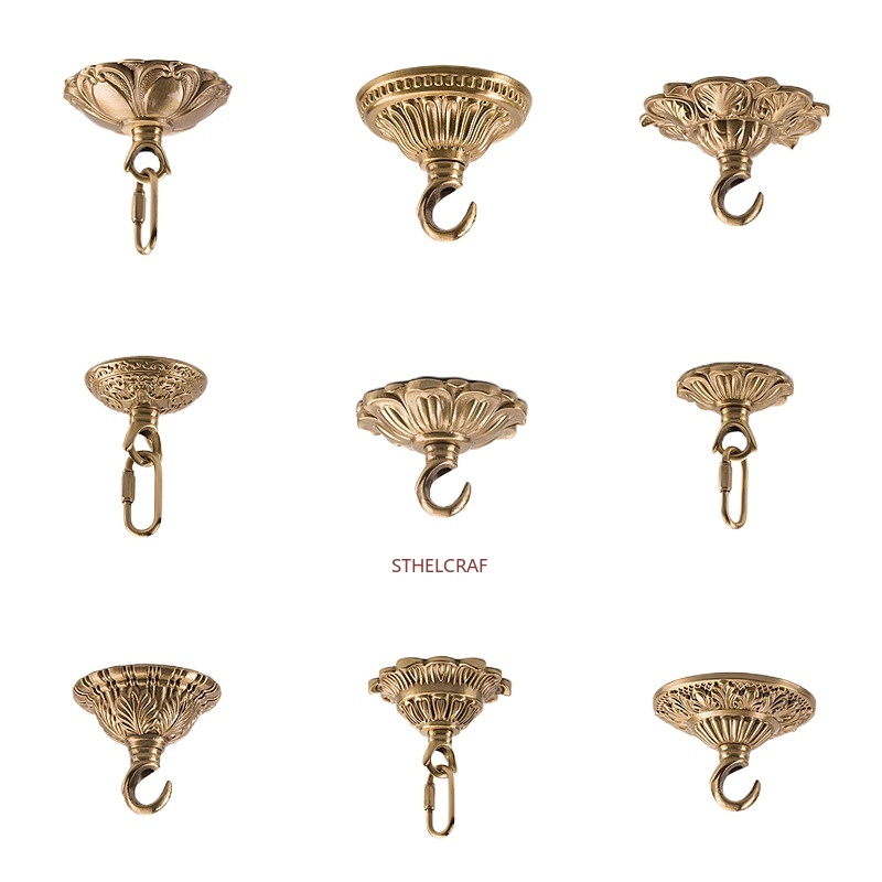 Furniture Hardware Decorative - 1PC 고급 황동 후크 홈 인테리어