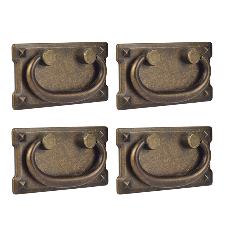 Furniture Hardware Antique - 빈티지 골동품 청동 서랍 링 풀