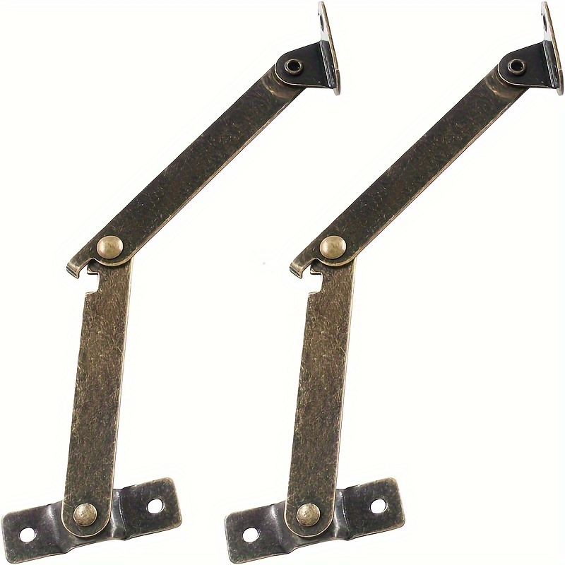 Furniture Hardware Antique - 2팩 세트 앤틱 브론즈 접이식 뚜껑
