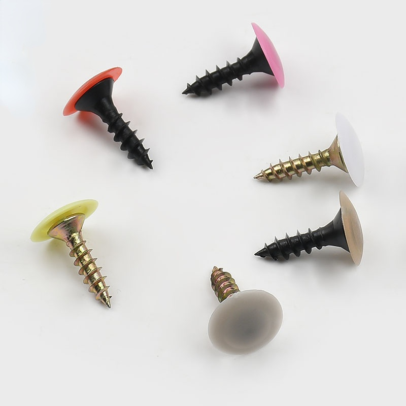 Furniture Hardware Decorative - 100/500/1000pcs 플라스틱 스크류 캡 커버 너트