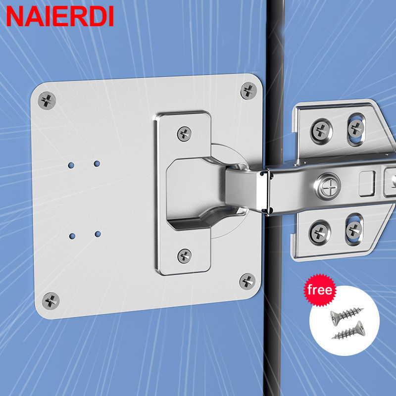 Furniture Hardware Repair - NAIERDI 스테인레스 스틸 힌지 수리 플레이트