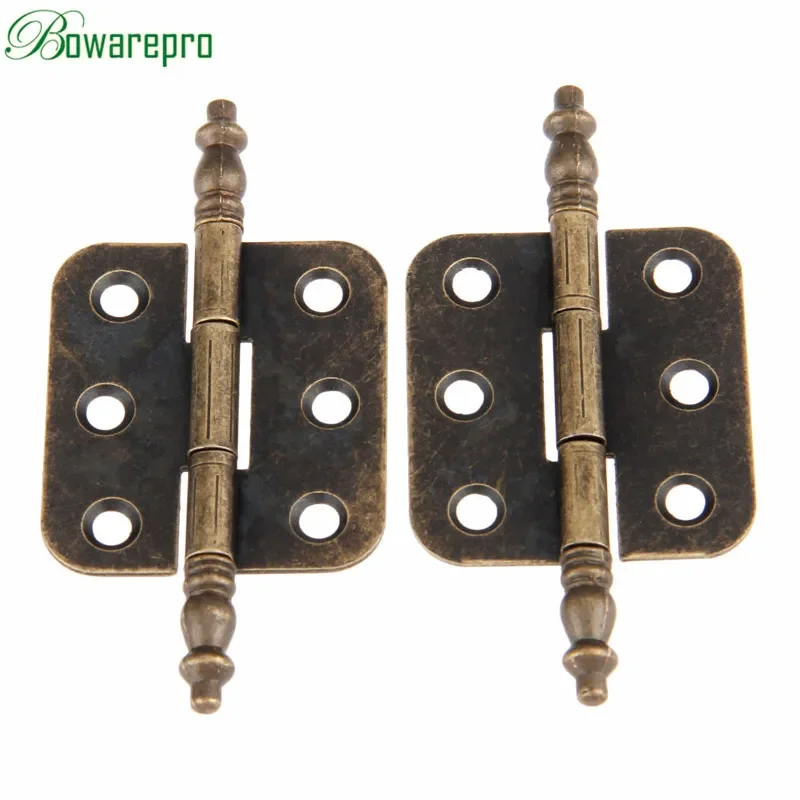 Furniture Hardware Antique - Bowarepro 2Pcs 70*35mm 골동품 청동 크라운