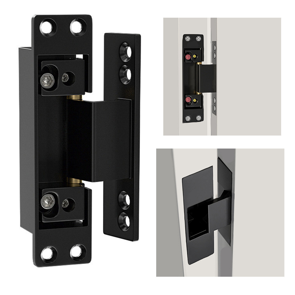 Furniture Hardware Replacement Parts - 1개 블랙 도어 힌지, 보이지 않는