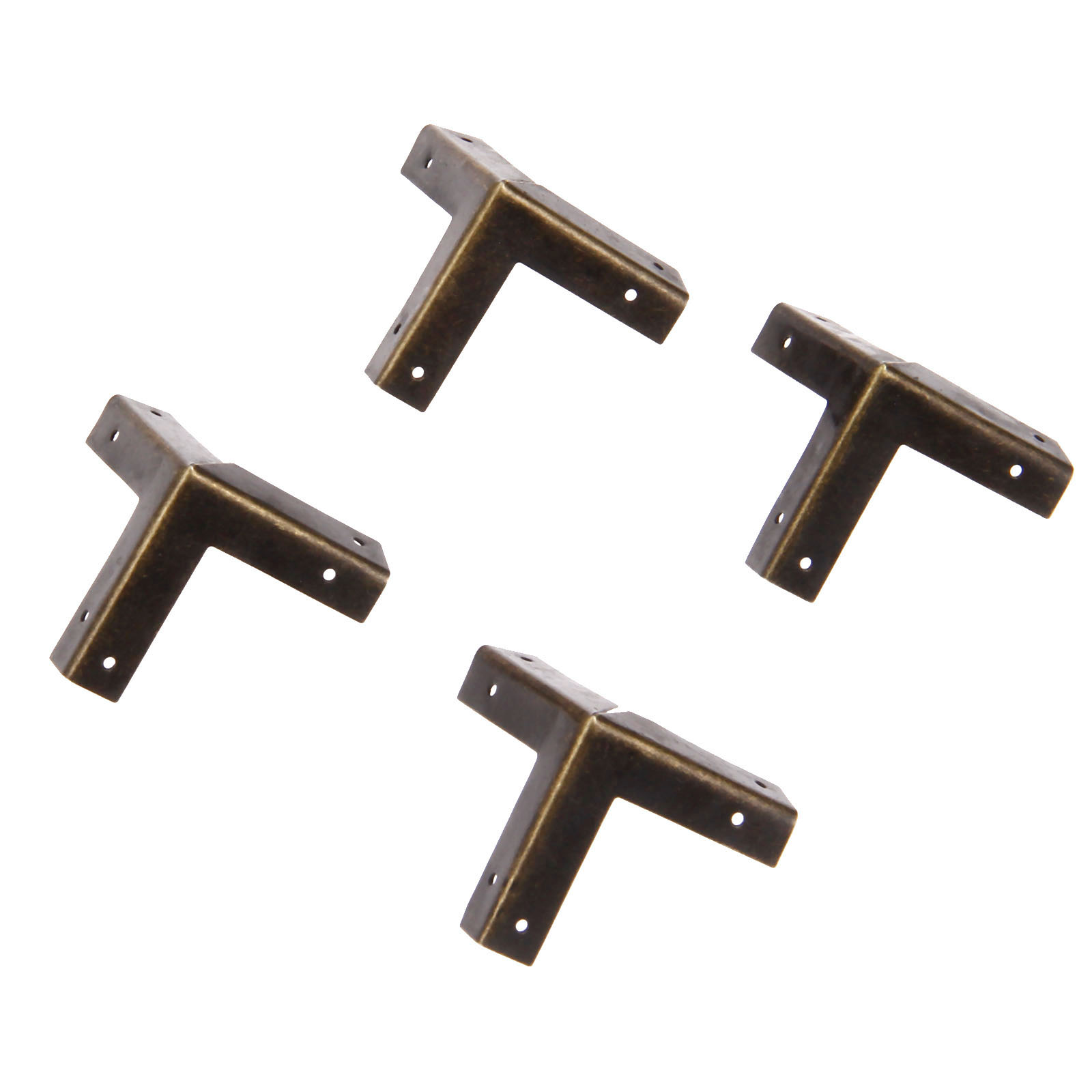 DRELD 4Pcs 골동품 청동 코너 보호기 나무 상자 - Furniture Hardware Decorative 리뷰 및 가격