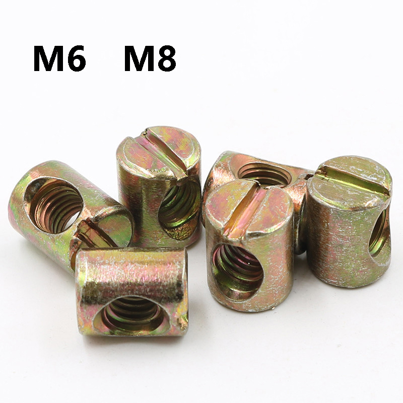 컬러 아연 도금 탄소강 슬롯형 크로스 다웰 배럴 너트  - Furniture Hardware Barrel Nut 리뷰 및 가격