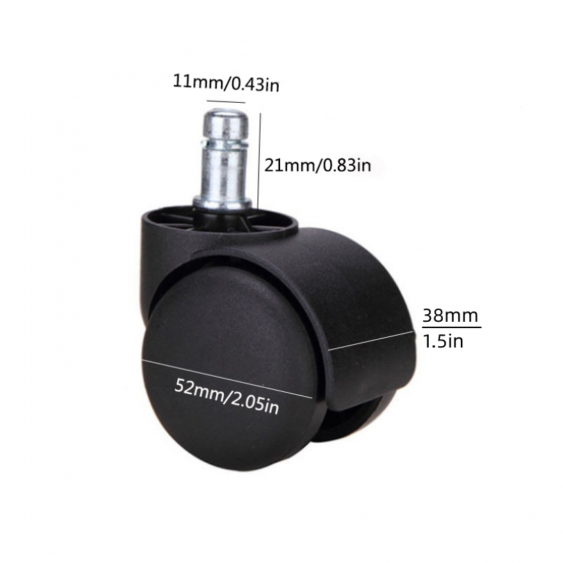 의자 바퀴 가구 캐스터, 11mm 나사 회전 캐스터 바 - Furniture Hardware Replacement 리뷰 및 가격