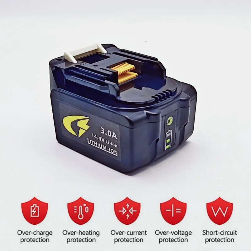 마키타 14.4V 3.0Ah 충전식 리튬이온 배터리 B - Makita Drill Hp1640 리뷰 및 가격