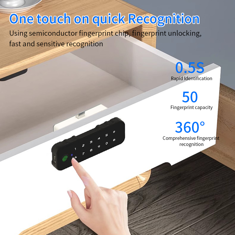 Tuya 블루투스 스마트 우드 캐비닛 지문 잠금 앱 원 - Furniture Hardware Manufacturer 리뷰 및 가격