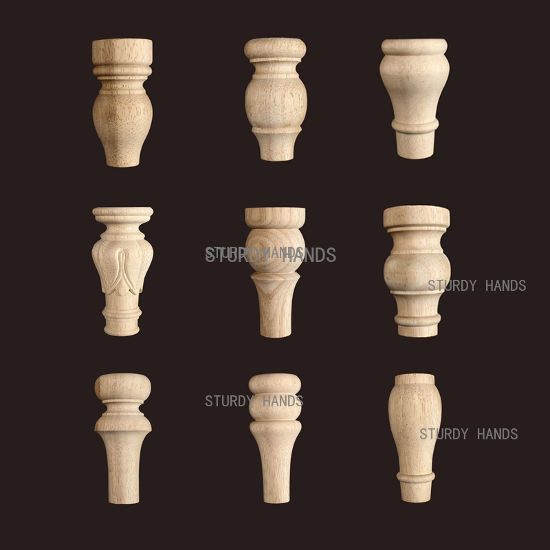 1pc 가구 원형 단단한 나무 테이블 다리 소파 발 캐 - Furniture Hardware Replacement 리뷰 및 가격