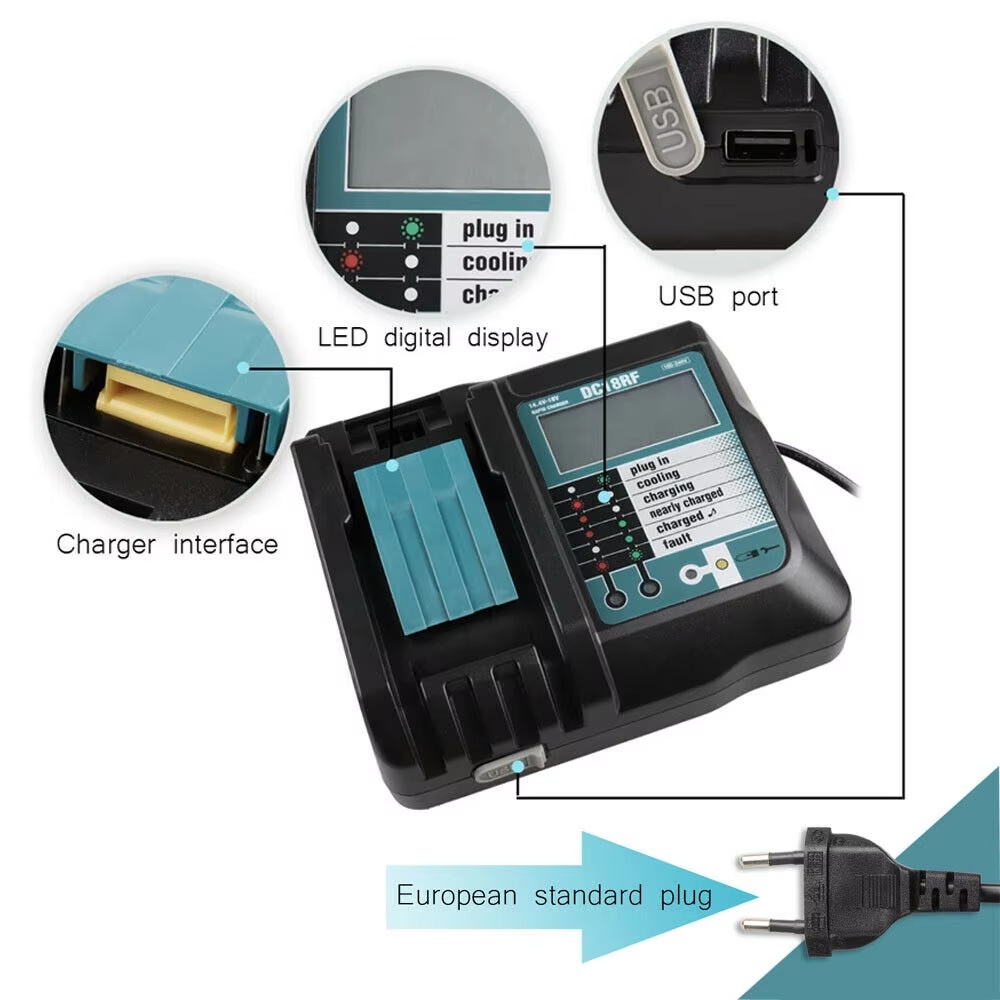 Makita 14.4V-18V 리튬 배터리 BL1860 - Makita Drill Hp1640 리뷰 및 가격