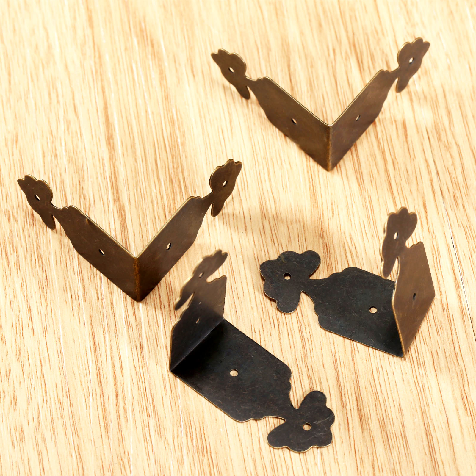 장식 코너 보호대 철 꽃 브래킷 상자 커버 책상 발 다 - Furniture Hardware Decorative 리뷰 및 가격