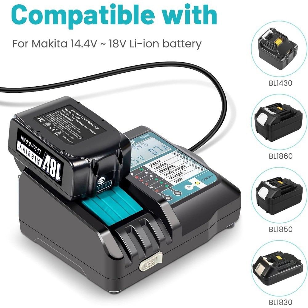 Makita 14.4V-18V 리튬 배터리 BL1860 - Makita Drill Hp1640 리뷰 및 가격