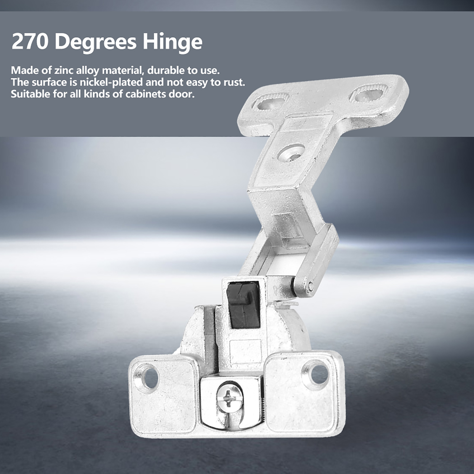 270도 아연 합금 가구 도어 접이식 힌지 고정 액세서 - Furniture Hardware Replacement Parts 리뷰 및 가격