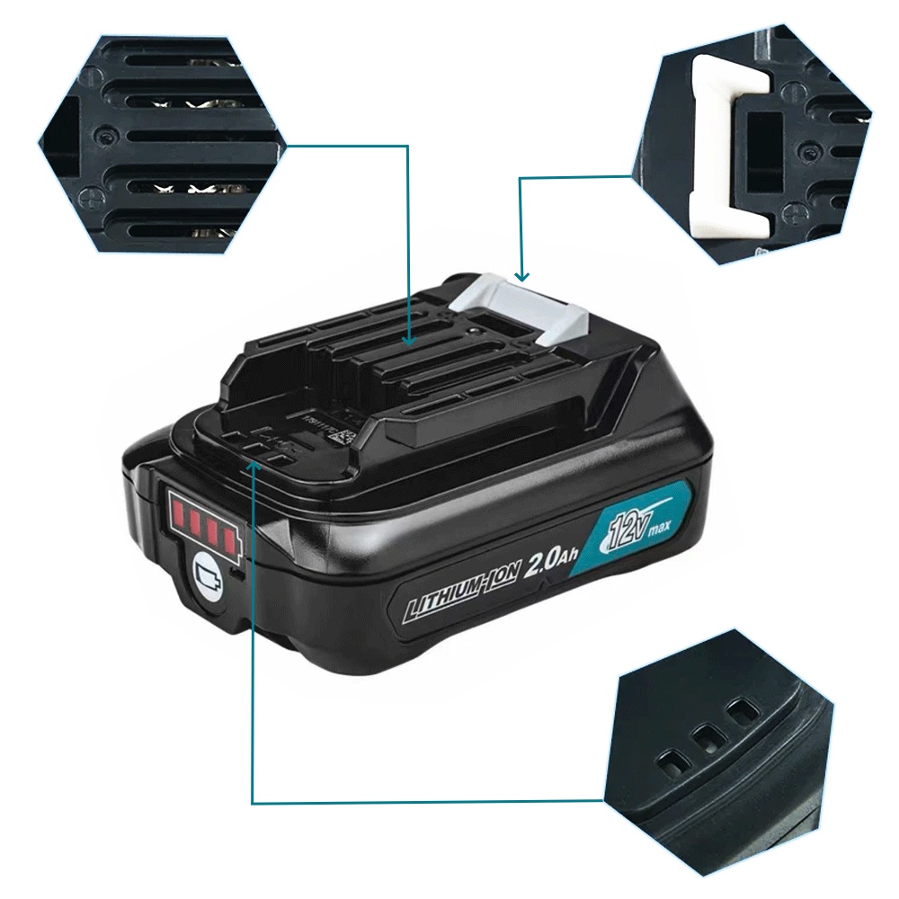1PCS 10.8V 12V 최대 2.0Ah 리튬 이온  - Makita Drill Hp1640 리뷰 및 가격