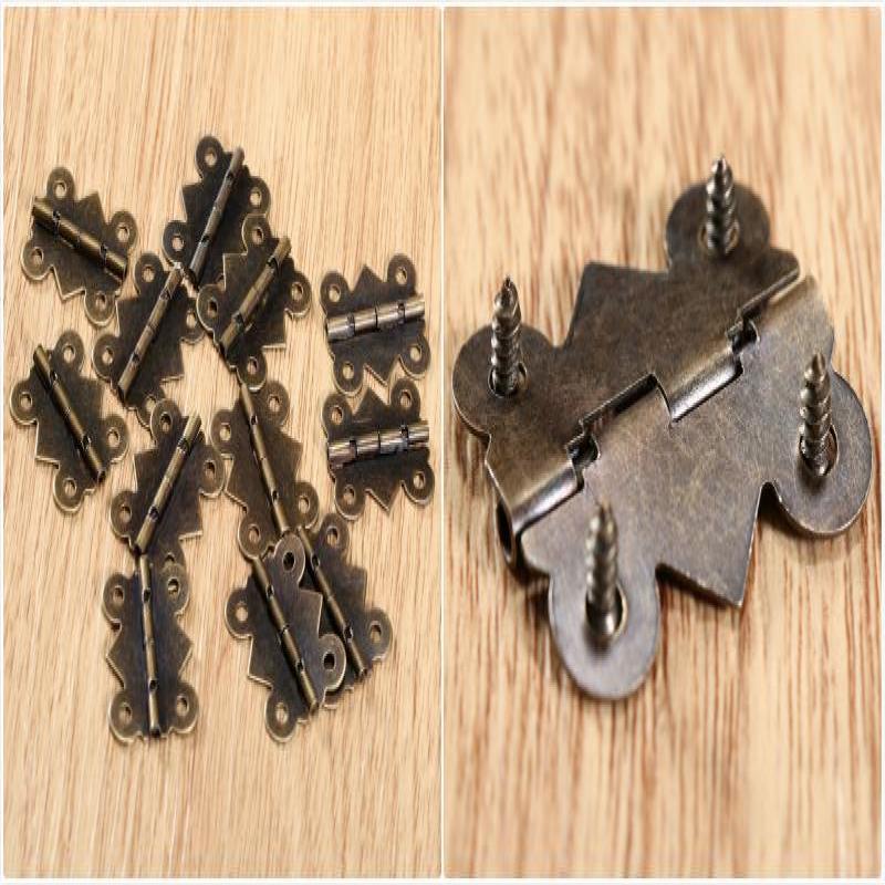 10/20개 나사가 있는 힌지, 버터플라이 버트 아이언 - Furniture Hardware Antique 리뷰 및 가격