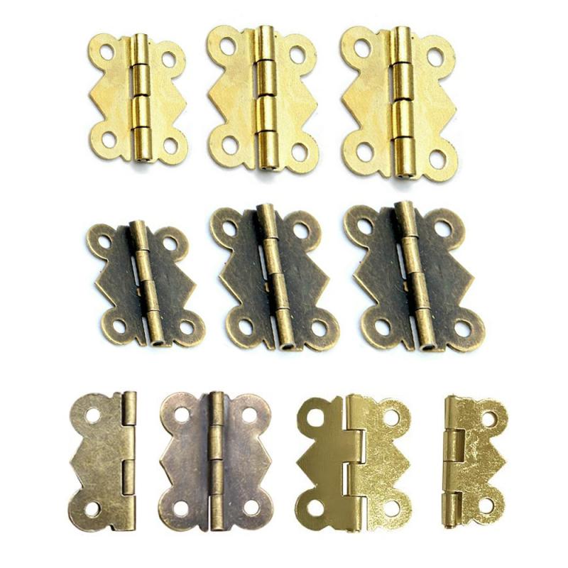 10/20개 나사가 있는 힌지, 버터플라이 버트 아이언 - Furniture Hardware Antique 리뷰 및 가격