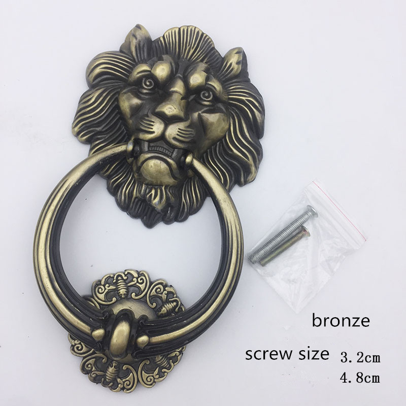 앤틱 청동 사자 머리 손잡이 문고리 나무 문 손잡이 레 - Furniture Hardware Decorative 리뷰 및 가격