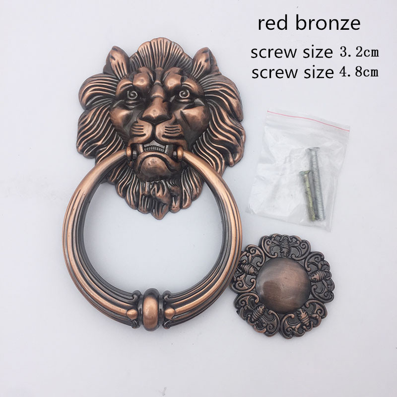 앤틱 청동 사자 머리 손잡이 문고리 나무 문 손잡이 레 - Furniture Hardware Decorative 리뷰 및 가격