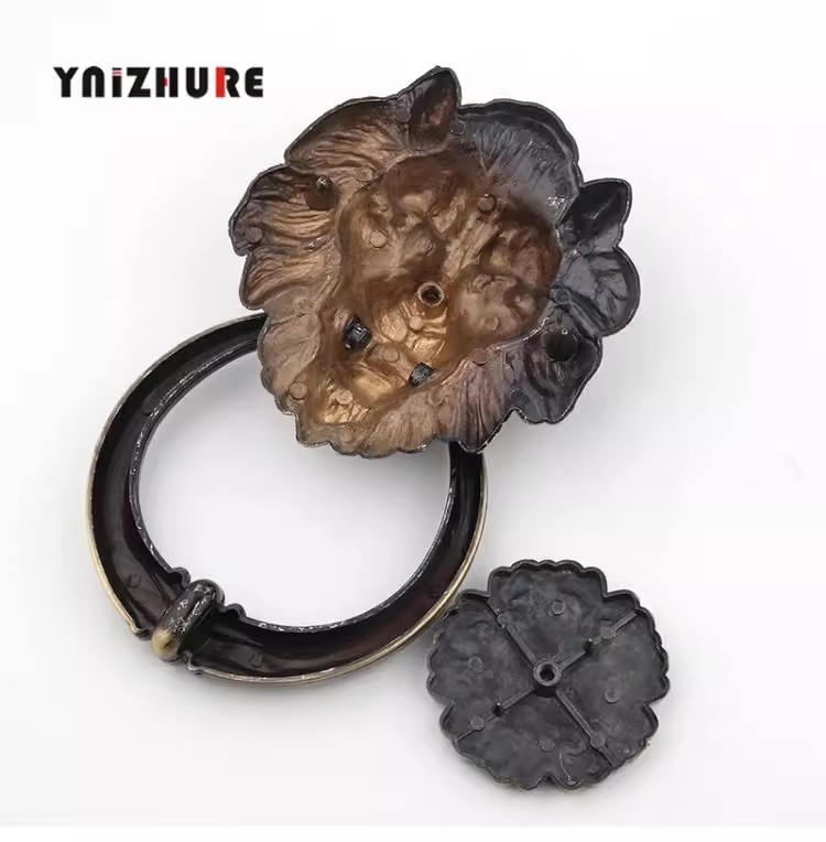 앤틱 청동 사자 머리 손잡이 문고리 나무 문 손잡이 레 - Furniture Hardware Decorative 리뷰 및 가격