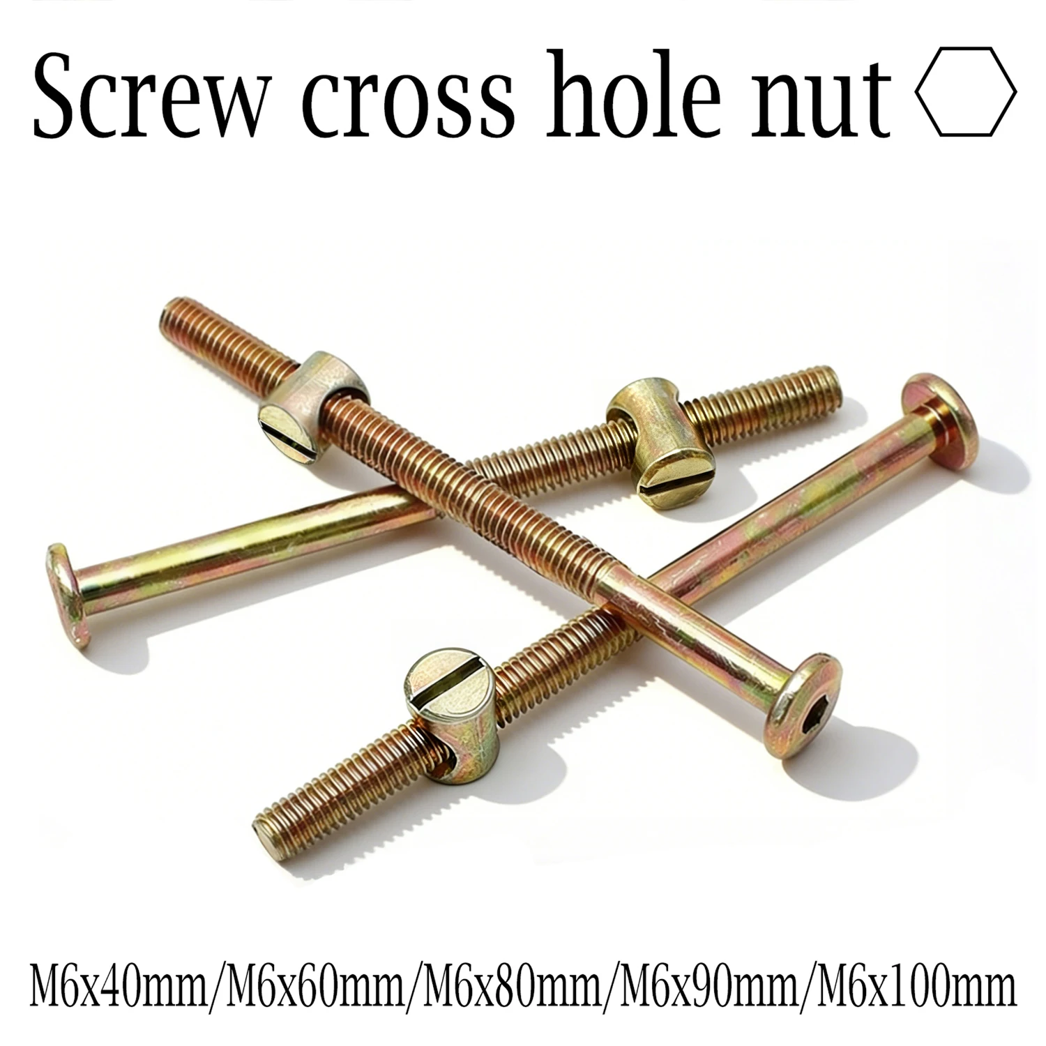 10/20Pcs M6 육각 소켓 헤드 캡 나사, 40- - Furniture Hardware Barrel Nut 리뷰 및 가격