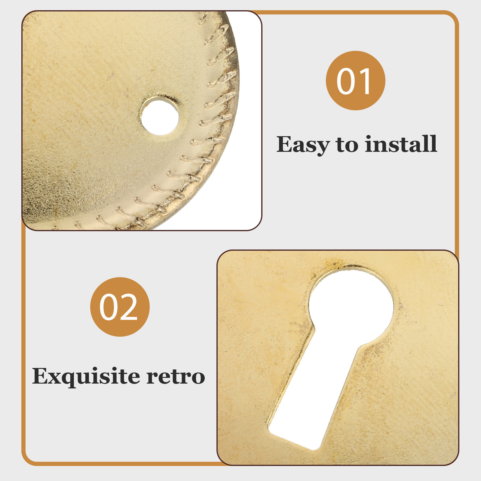 20Pcs 빈티지 타원형 키홀 커버 플레이트 캐비닛 도 - Furniture Hardware Decorative 리뷰 및 가격