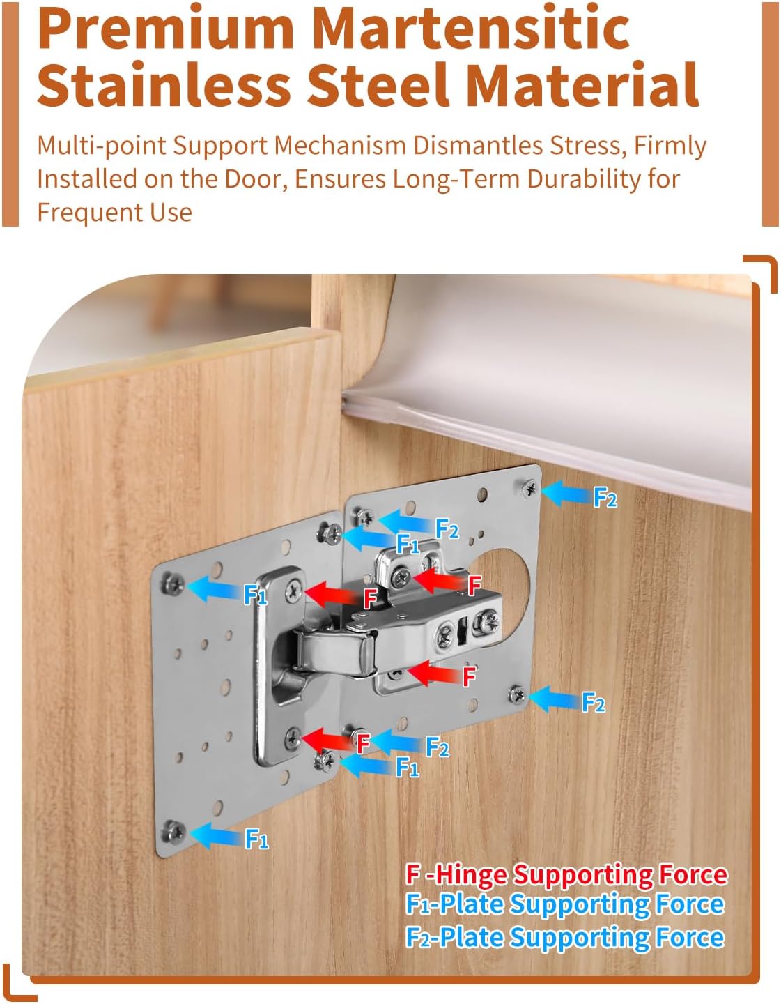 캐비닛 도어 힌지 수리 플레이트 키트 스테인레스 스틸  - Furniture Hardware Repair 리뷰 및 가격