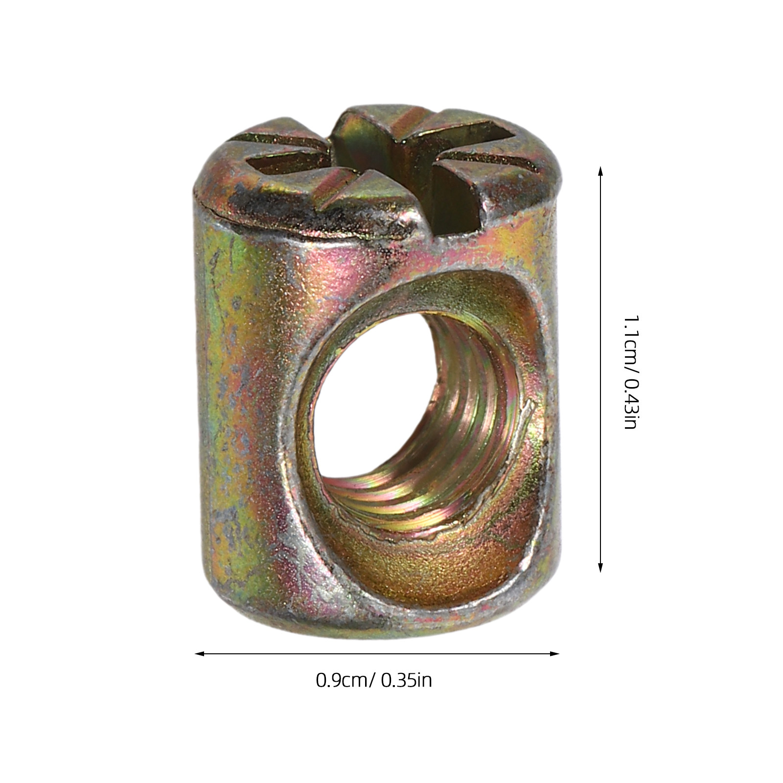 50Pcs 가구 커넥터 배럴 너트 키트 헤드보드 의자용 - Furniture Hardware Barrel Nut 리뷰 및 가격