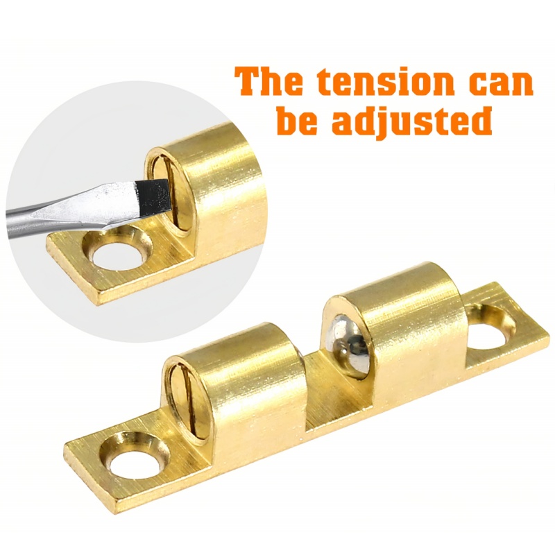 3/6pcs 캐비닛 옷장 도어 볼 캐치, 황동 더블 롤 - Furniture Hardware Manufacturer 리뷰 및 가격