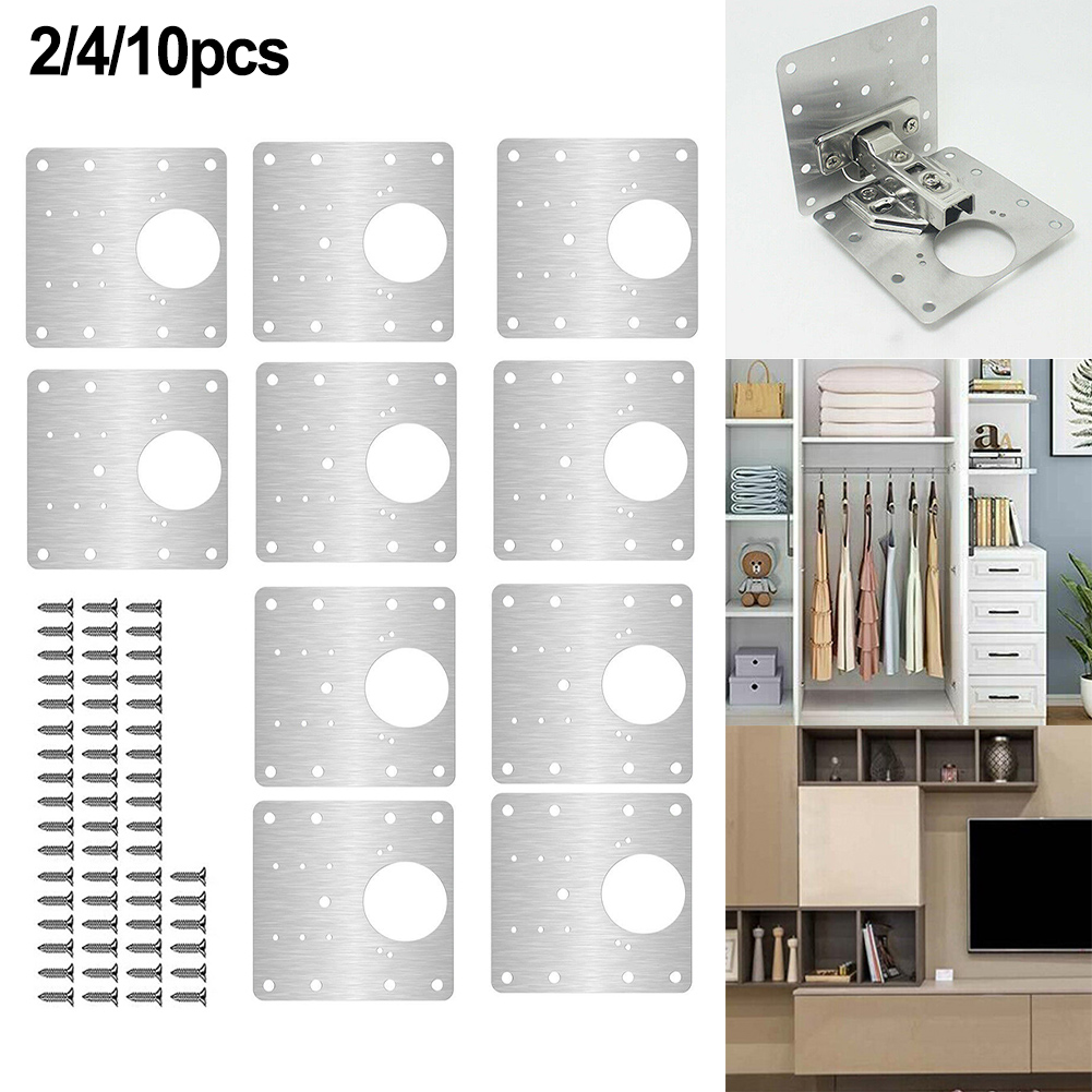 10Pcs 도어 경첩 스테인레스 스틸 도어 경첩 캐비닛 - Furniture Hardware Repair 리뷰 및 가격