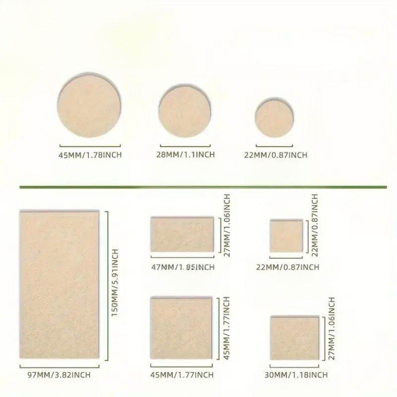 자가 접착 펠트 가구 패드, 긁힘 방지 의자 다리 바닥 - Furniture Hardware Feet 리뷰 및 가격