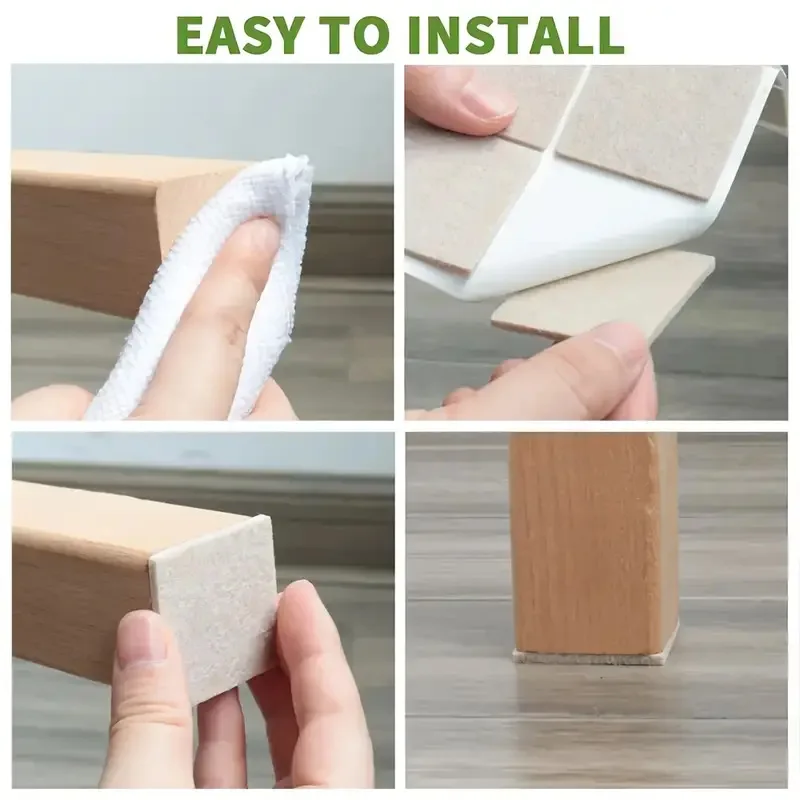자가 접착 펠트 가구 패드, 긁힘 방지 의자 다리 바닥 - Furniture Hardware Feet 리뷰 및 가격