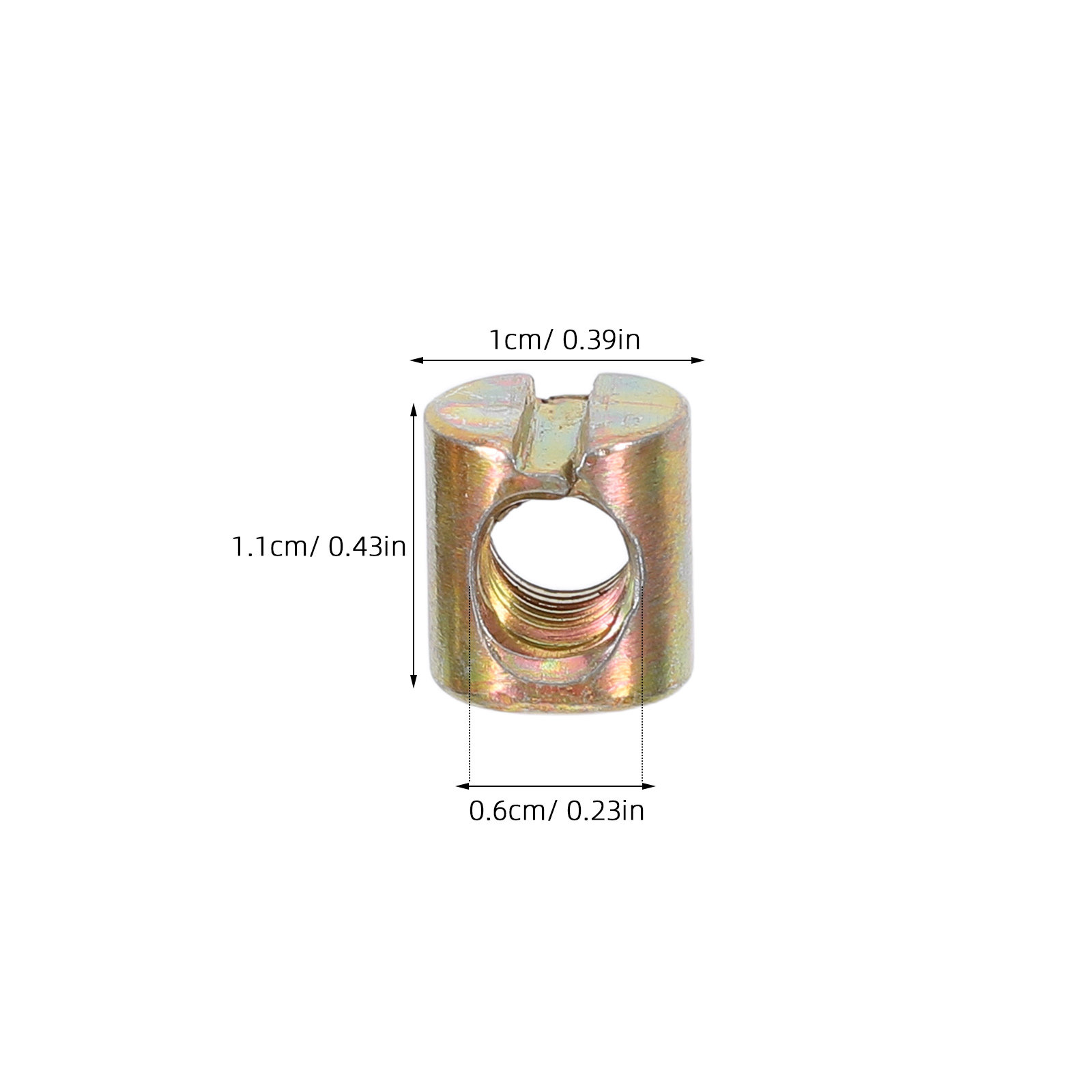 가구 조립 및 수리용 M6 슬롯형 배럴 너트 100개  - Furniture Hardware Barrel Nut 리뷰 및 가격