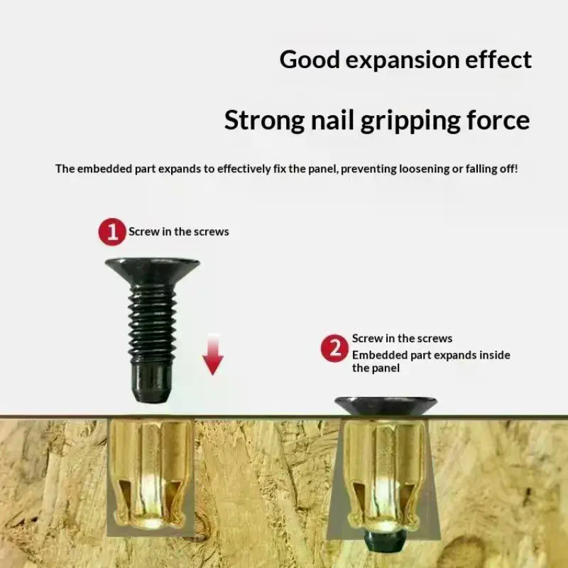 10Pcs 힌지 너트 나사 캐비닛 힌지 장착 확장 너트 - Furniture Hardware Repair 리뷰 및 가격