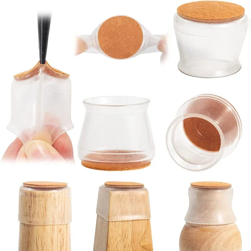 4/16pcs 의자 다리 모자 고무 피트 보호대 패드  - Furniture Hardware Feet 리뷰 및 가격