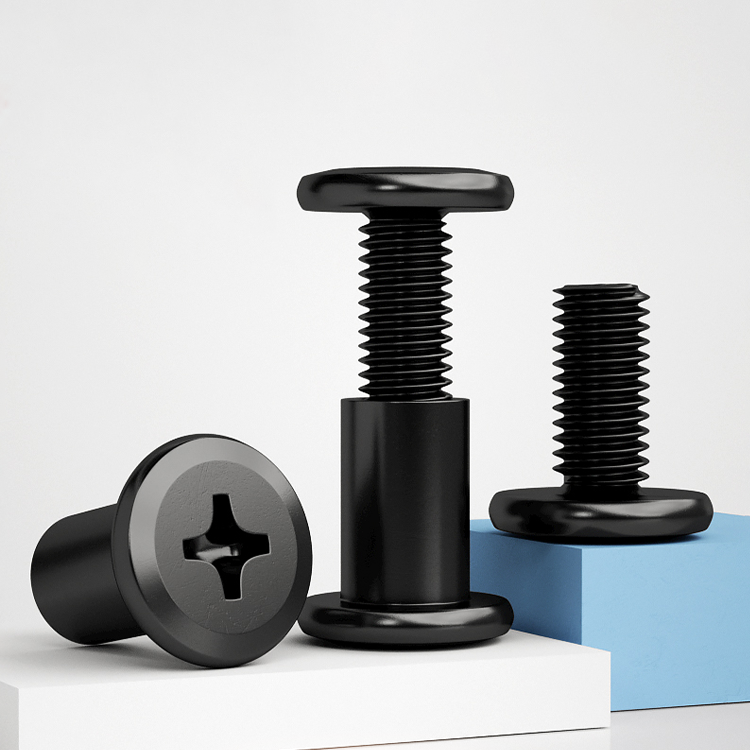 블랙 카본 스틸 시카고 스크류 M6 M8 바인딩 포스트 - Furniture Hardware Barrel Nut 리뷰 및 가격