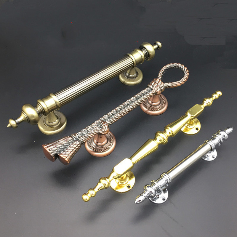유럽 골동품 청동 별장 아치 손잡이, 나무 문 유리,  - Furniture Hardware Antique 리뷰 및 가격
