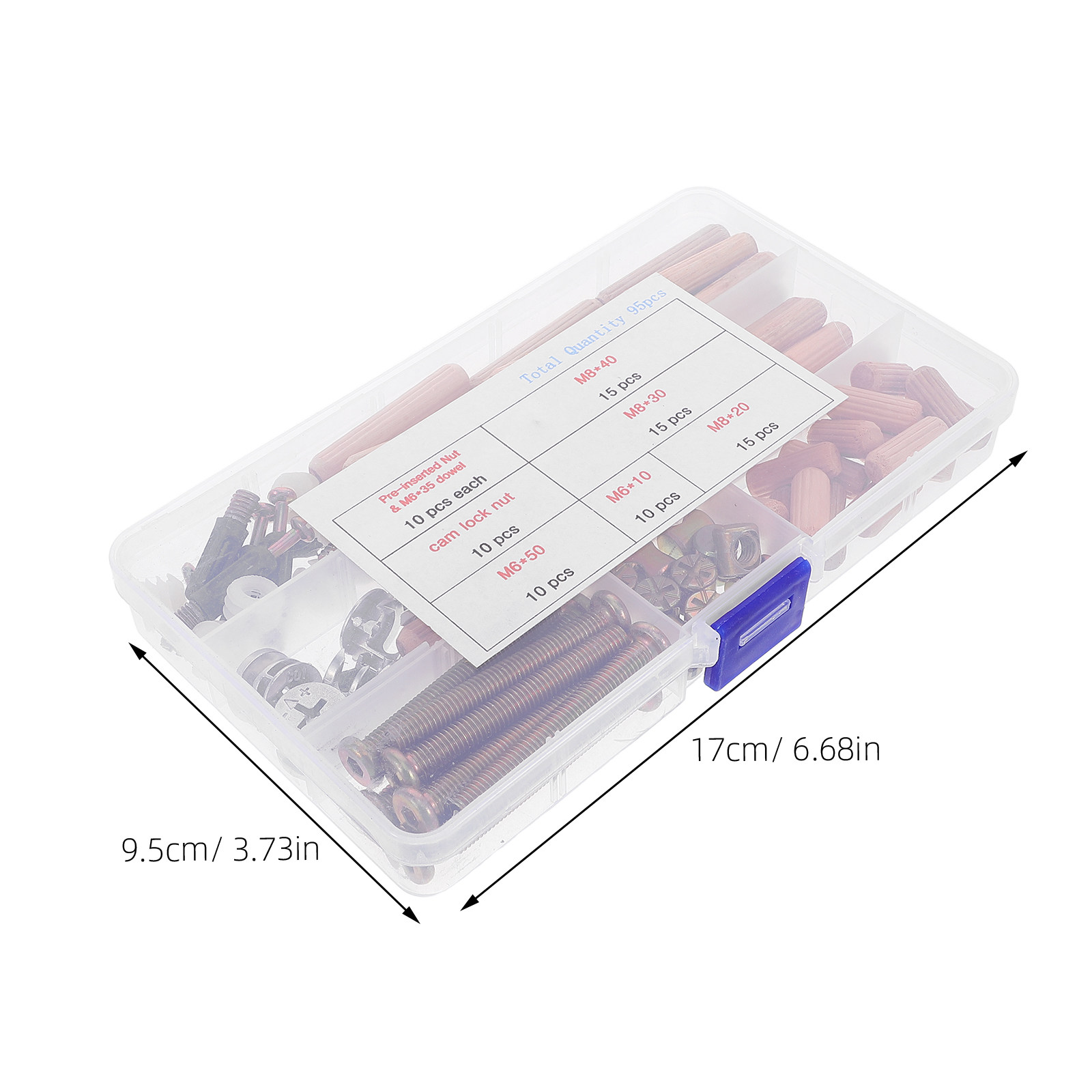 95개 가구 하드웨어 교체 키트 이층 침대 연결 부품  - Furniture Hardware Barrel Nut 리뷰 및 가격