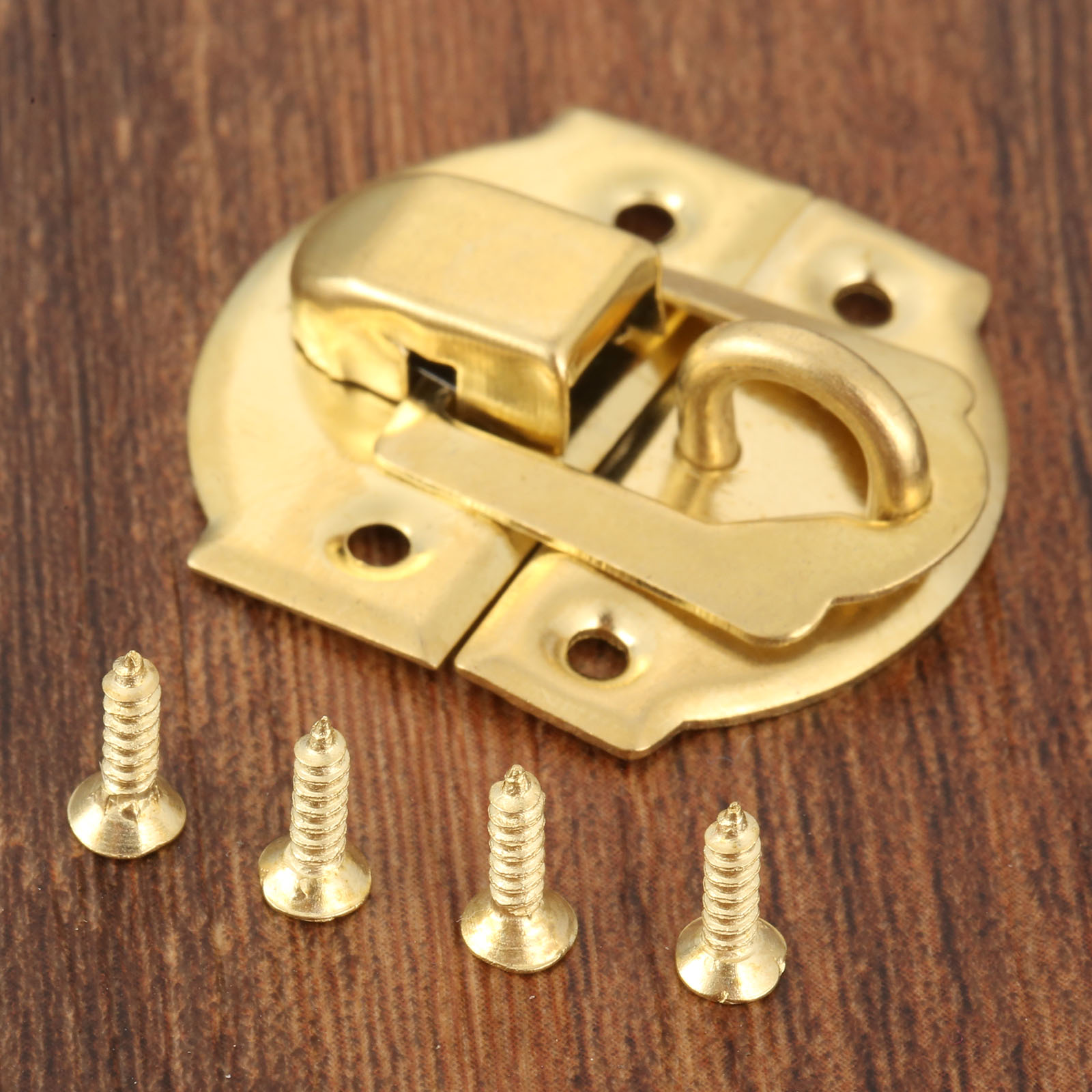 10개입 골든 박스 래치 클라스프 나사 포함 합금 보석 - Furniture Hardware Decorative 리뷰 및 가격