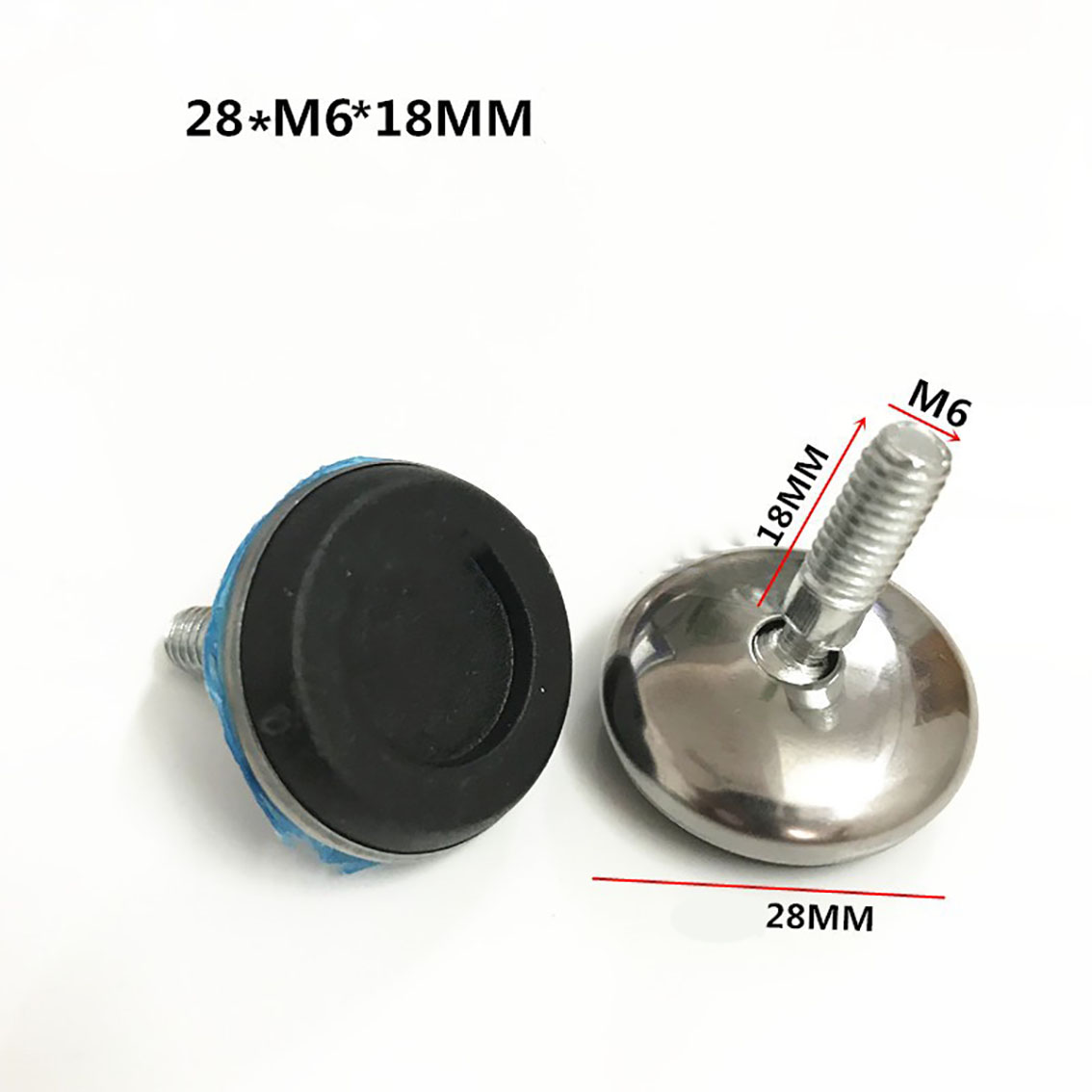 M6 M8 조절식 발패드 직경 28mm 37mm 49m - Furniture Hardware Feet 리뷰 및 가격