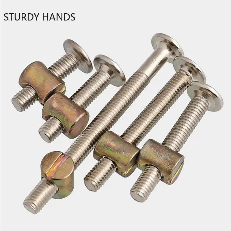 30개/팩 가구용 볼트 및 너트 세트(배럴 너트, 다웰 - Furniture Hardware Barrel Nut 리뷰 및 가격