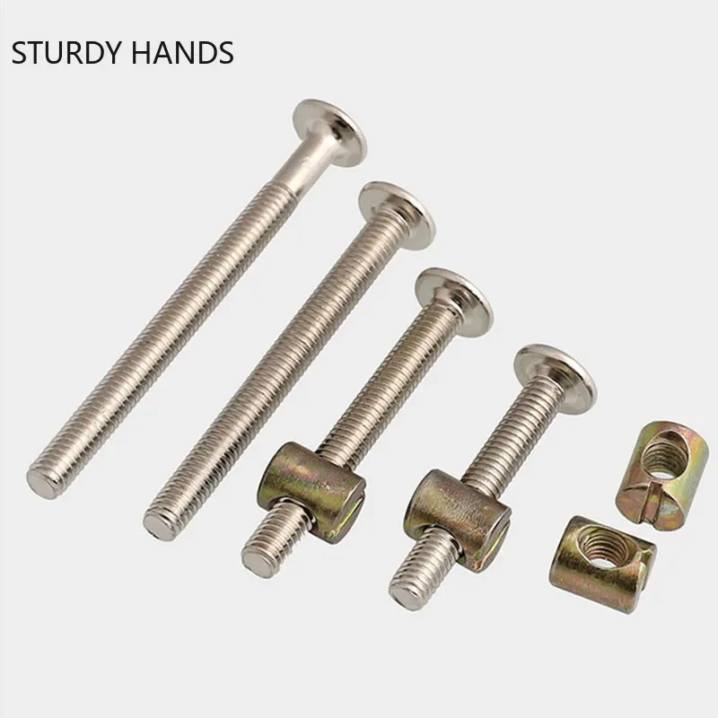 30개/팩 가구용 볼트 및 너트 세트(배럴 너트, 다웰 - Furniture Hardware Barrel Nut 리뷰 및 가격