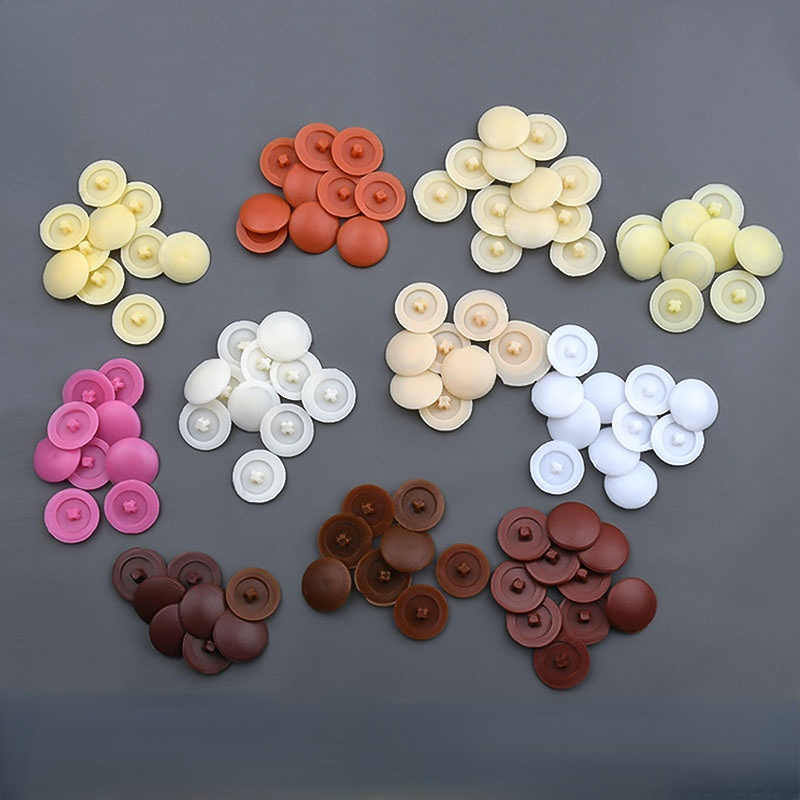 100/500/1000pcs 플라스틱 스크류 캡 커버  - Furniture Hardware Decorative 리뷰 및 가격