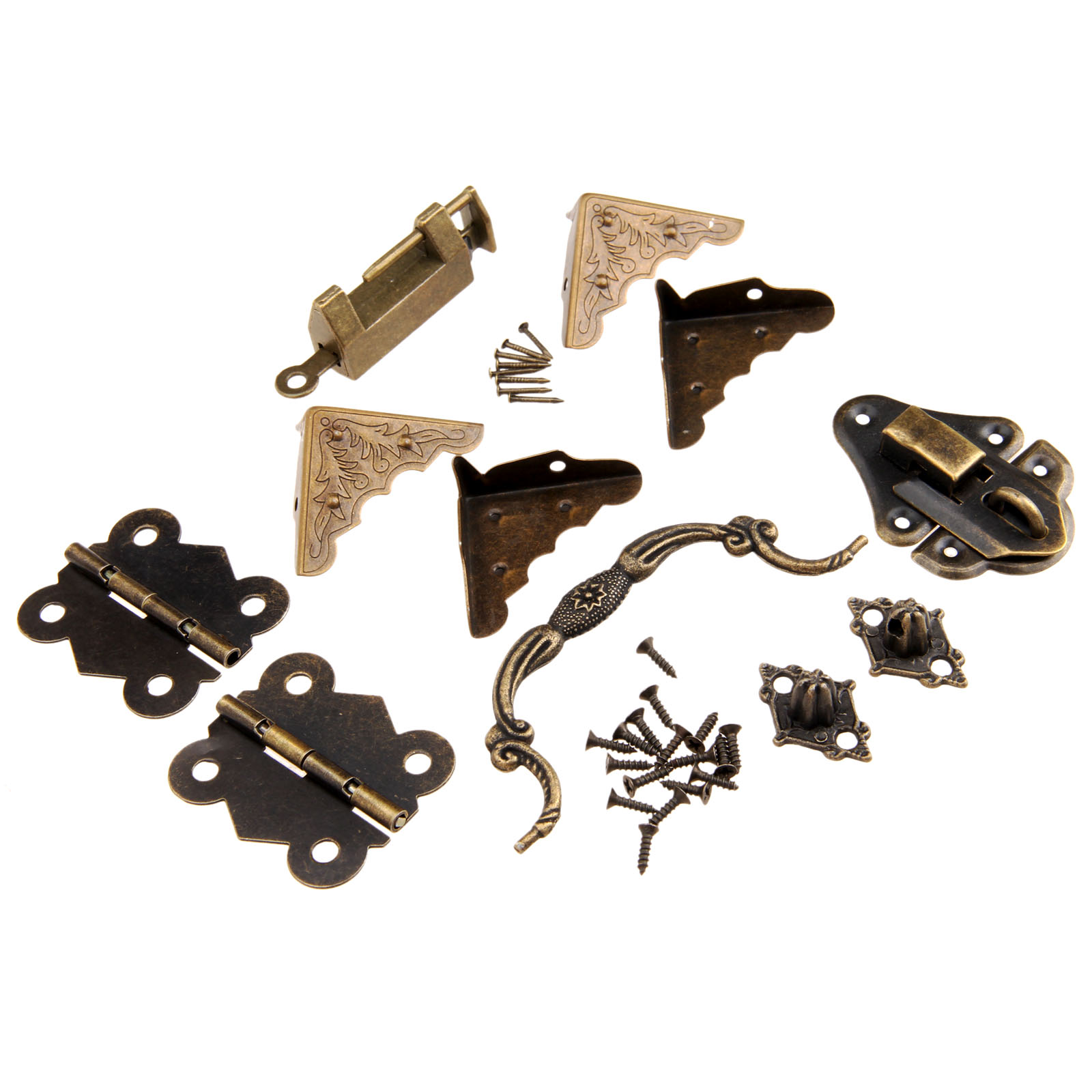 9 개/대 가구 피팅 중국어 황동 하드웨어 골동품 나무 - Furniture Hardware Antique 리뷰 및 가격