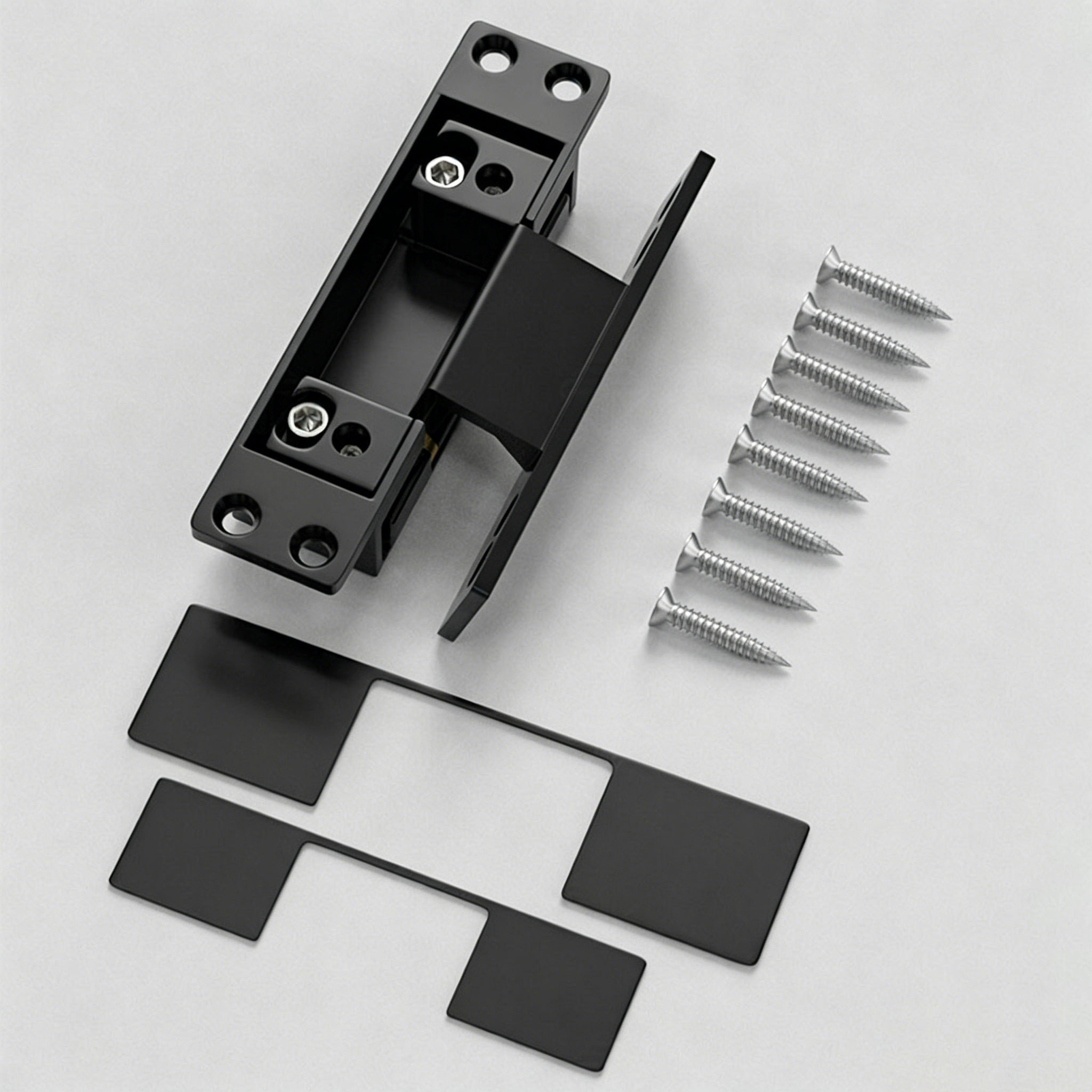 1개 블랙 도어 힌지, 보이지 않는 도어 힌지, 조절  - Furniture Hardware Replacement Parts 리뷰 및 가격