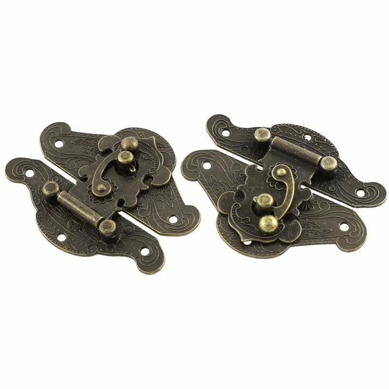 5-20개 빈티지 금속 걸쇠 잠금장치(나사 포함), 장 - Furniture Hardware Decorative 리뷰 및 가격