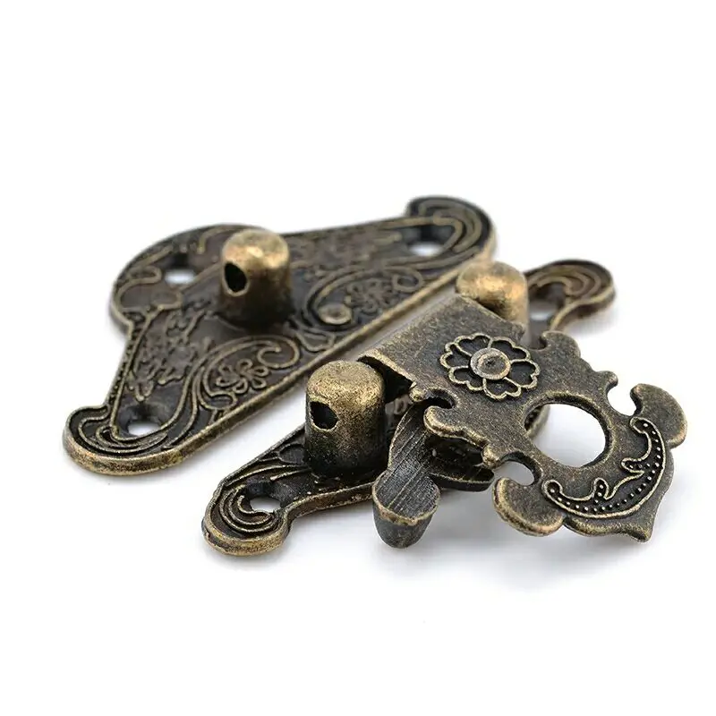 5-20개 빈티지 금속 걸쇠 잠금장치(나사 포함), 장 - Furniture Hardware Decorative 리뷰 및 가격