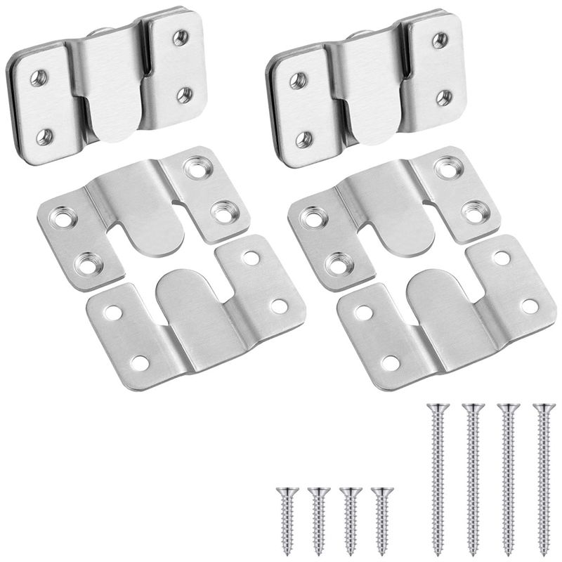 A20I 플러시 마운트 브래킷, 사진 프레임 걸이, 인 - Furniture Interlocking Hardware 리뷰 및 가격