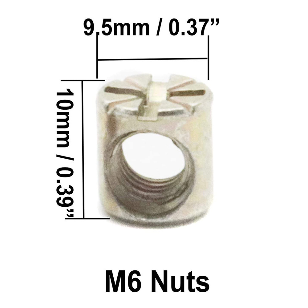 M6 육각 소켓 캡 나사, 크로스 다웰 너트, 가구 연 - Furniture Hardware Barrel Nut 리뷰 및 가격